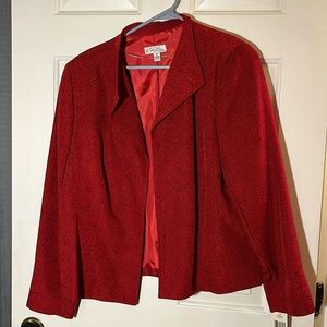 Kim Rogers Petite Red Blazer (NWT)